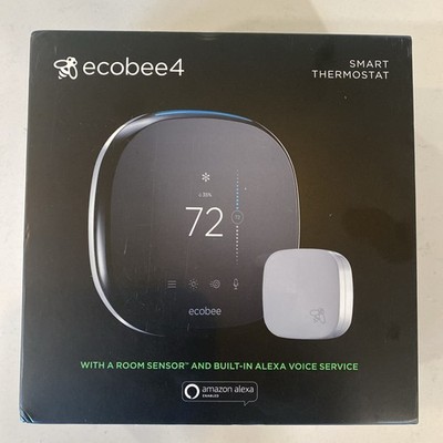 ecobee4 Smart Thermostat with Built-in Alexa Room Sensor