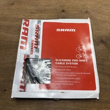 SRAM Slickwire Pro Shift Cable/Housing Set 4mm Front+Rear Black Road/MTB