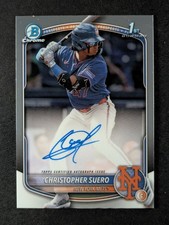 2025 Bowman Chrome CHRISTOPHER SUERO 1st Bowman On Card Auto Prospect #CPA-CSU