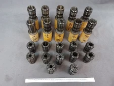 LOT 22x - TG100 Collet Collets TG-100 set 3/8" to 1" with 32nds