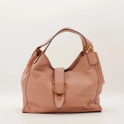 Sac Gucci Stirrup Rose Hobo Cuir Vintage Authentique - Photo 1/4