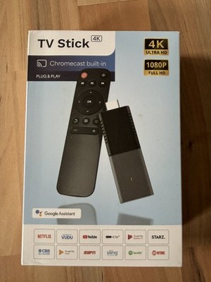 TV Stick 4K Ultra HD, 2.4G/5G WiFi, 8G+128G, mit Fernbedienung