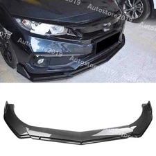 For Honda Accord Carbon Fiber Front Bumper Lip Body Splitter Spoiler Body Kit