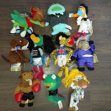 INfamous Meanies Plush Lot of 10 - Moodonna Dennis Rodmantis Stern Tyson King