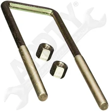APDTY 46727 U-Bolt 1/2 X 9 - 3/8 X 2-5/8 Square