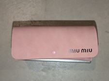Pink Miu Miu Glasses Leather Case
