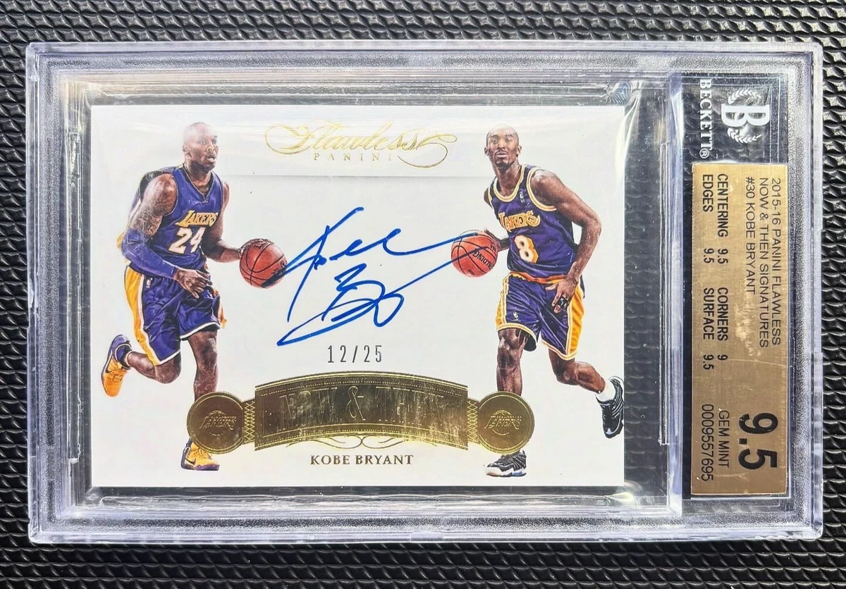 Kobe Bryant Basketball Trading Cards Autographed Sports 2015-16