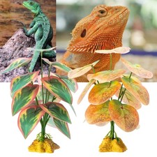 Simulation Resins Reptiles Plant Grass Handicraft Decoration Pet Supplies