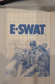 Sega Master System E-Swat COMPLETE TESTED