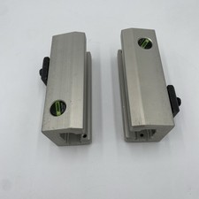 Lot of 2 - Lenzkes Multi Quick 110 Aluminum Work Holding Clamp Shoes 110-083-17