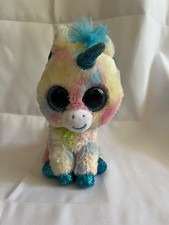 Ty Beanie Boos - BLITZ the Unicorn (6 Inch) Stuffed Plush Animal Toy Used