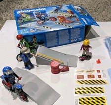 Playmobil 5798 Skate Sport Park y Motor Cross Set con Caja y Pegatinas Nuevas