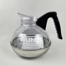Bunn Coffee Decanter Easy Pour Black Handle and Stainless Bottom *New Open Box*