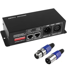 4 Channel DMX512 Decoder LED Dimming Controller Driver,DMX PWM Constant Volta...