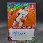 Alexandra Eschmeyer 2025-26 Bowman U University Best Auto Orange /25 Stanford