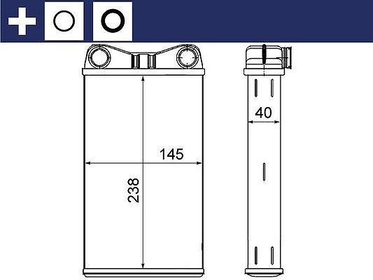 Mahle WäRmetauscher, Innenraumheizung U.A. FüR Audi, Seat-image