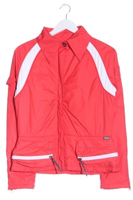 PLUS MINUS Kurzjacke Damen Jacke Gr. DE 38 pink-weiß Casual-Look