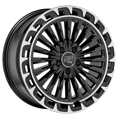 ALLOY WHEEL MSW MSW 32 FOR AUDI S6 2011-2018 7.5X19 5X112 GLOSS BLACK+DIAMO XUZ