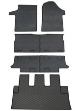 Gummi Fußmatten + Kofferraumwanne für Mercedes W447 Vito L 2014- Set Gummimatten