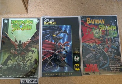 SPAWN / BATMAN  94, Wardogs & 2022 MILLER McFARLANE, Capullo 3 Separate Stories 