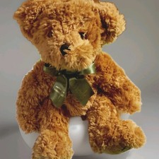 Harrods Teddyb&auml;r Harry B&auml;r Pl&uuml;schtier Kuscheltier Stofftier 30 cm Vintage London
