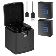 Batteria Enduro per GoPro Hero 13 | 2100 mAh | Confezione da 2 pezzi