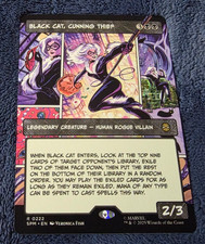 MTG Black Cat, Cunning Thief (Borderless) R 0222 SPM (B1Pg17)