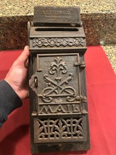 Antique cast iron mailbox S.C. Tatum and Co