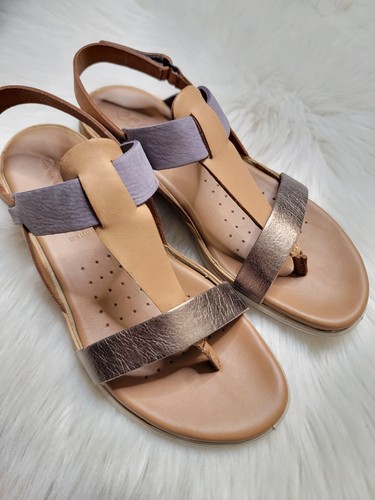 Ecco Flash Toe-Post Comfort Walking Sandals Women's Size 7 - Picture 3 of 14