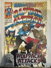 CAPTAIN AMERICA #406 (Marvel) Part 5 Of 6 Capwolf, Wolverine