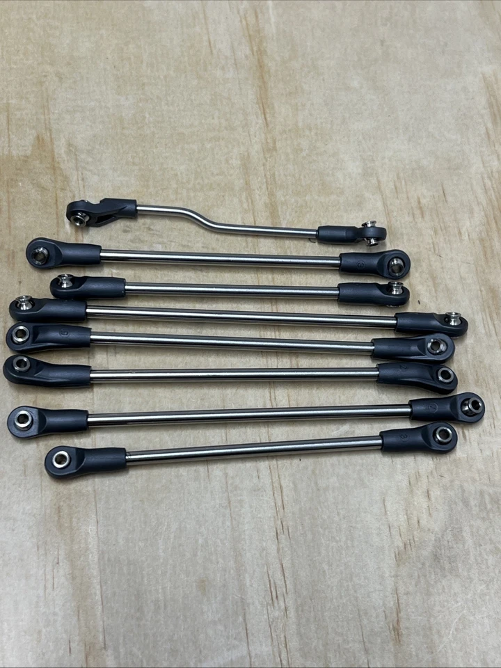 Axial SCX10 III 1982 Chevy K-10 Steel Suspension Link Set Panhard Bar HD Rod End - Image 4 of 4