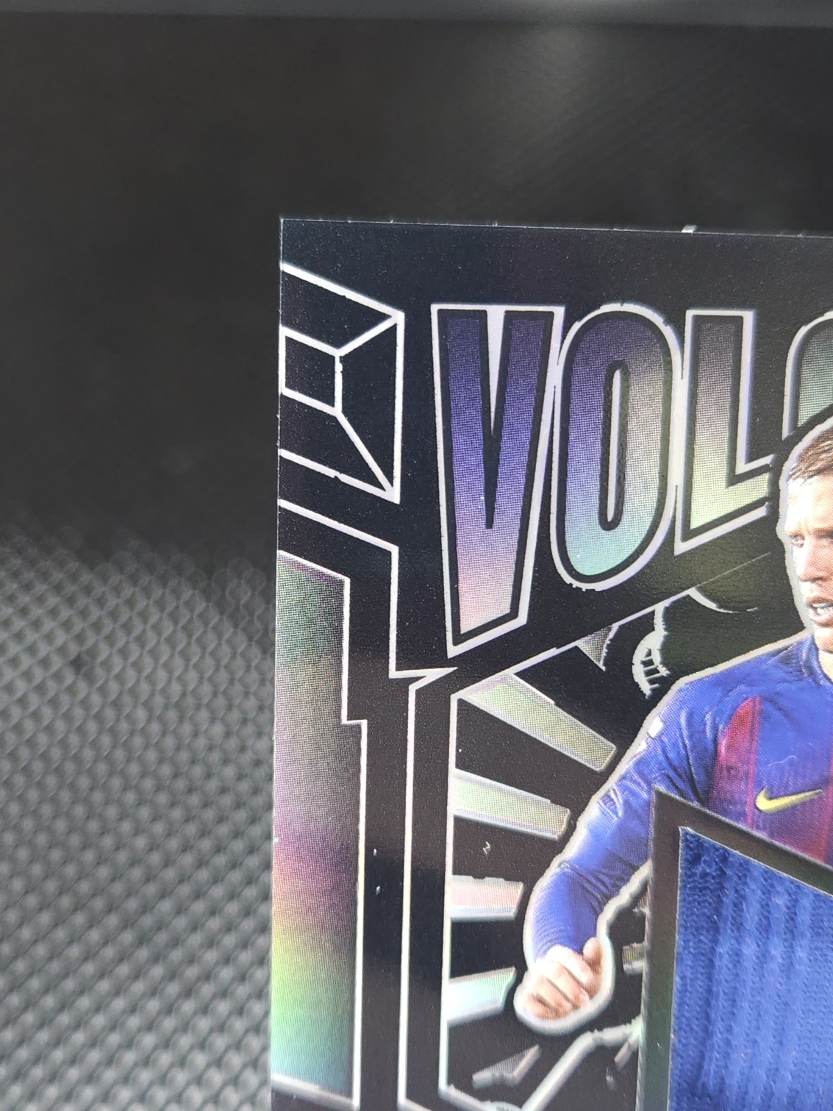 2025-26 Panini Obsidian Dani Olmo Barcelona Volcanic Patch Auto /199 Match-Worn  view 2