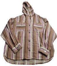 Roxy Sunlight Rider Striped Hooded Shirt Jack...