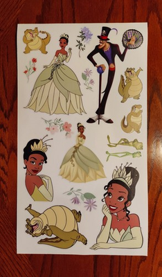#ad The Princess and the Frog Princess Tiana Wall Decal Inspired 4 Sheets $14.99