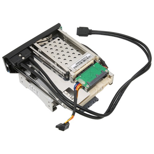 Hard Disk Enclosure Dual Ports LED Indicator Shockproof Reliable Easy To Use NEW - Afbeelding 3 van 12