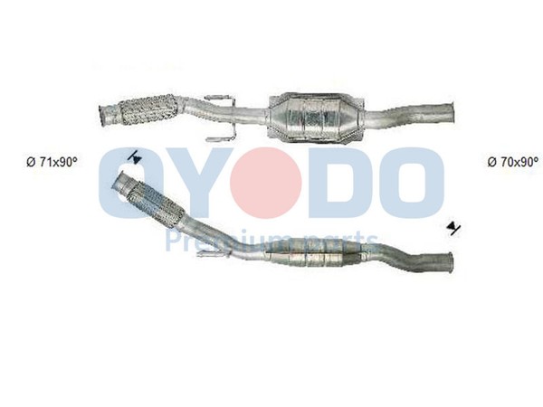 Oyodo Katalysator 20N0063-OYO FüR CitroËN Xsara Picasso N68 Hdi-image