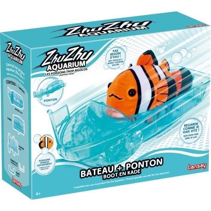 Zhu Zhu Aquarium Lansay 51002 Bateau et Ponton pour univers miniature