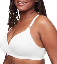 Warner's Women's Cloud 9 Super Soft Wireless Lightly Lined Comfort 36B, White 