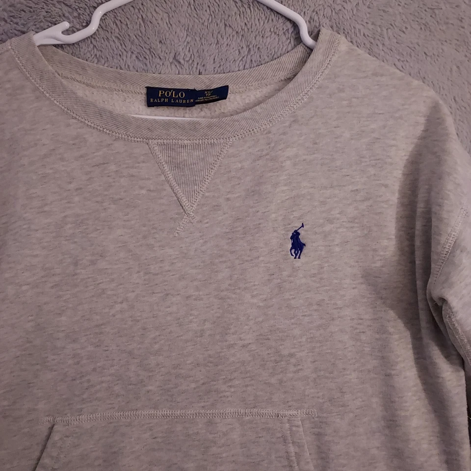 Sudadera Polo Ralph Lauren para mujer talla extra pequeña polar dobladillo dividido comfoy XS Foto 4 de 4
