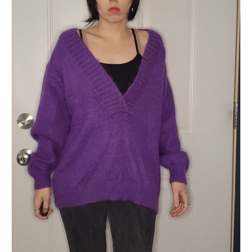 80s/90s Purple Mohair Sweater