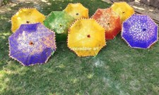 Wholesale Lot 5 Pc Indian decorative umbrella Multicolor Umbrella
