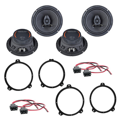 Ground Zero GZIF 6.5 Koaxial Einbauset für E46 Limousine Coupé vorne hinten