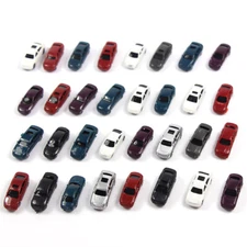 100pcs Model Car 1:220 Building Train Layout Set Z Scale C200 