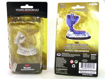 WZK90253 - D&D Nolzur's Marvelous Wave 14 - Unpainted Miniatures  Young Remorhaz