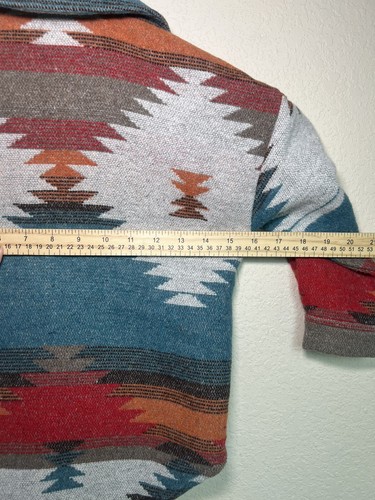 Aztec Fleece Tullabee Button Up Jacket Kids Youth Size 6T Native Western - Picture 6 of 10