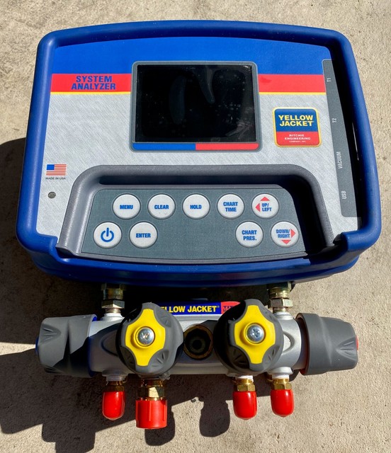 Ritchie Yellow Jacket 40815 Refrigeration System Analyzer MINT Cond W