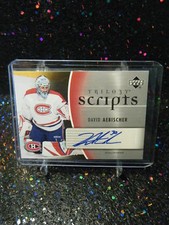 2006-07 Upper Deck Trilogy DAVID AEBISCHER Montreal Canadiens Scripts #TS-DA