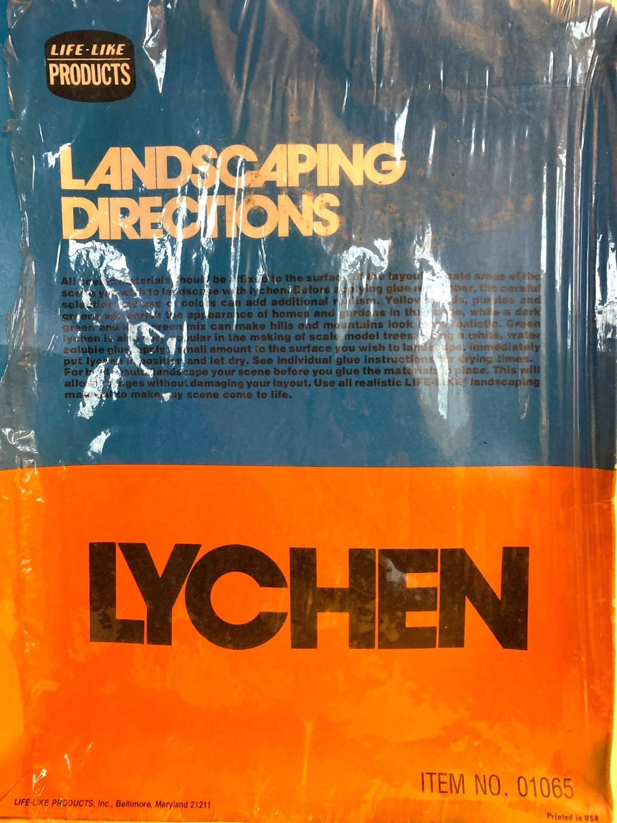 Vintage Train Accessories Landscape Materials Lychen Life-Like Products 01065