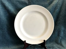 White Dinner Plate by Steelite International England- 11.3/4" in diameter.