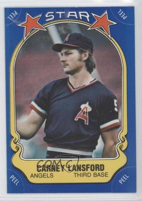 1981 Fleer Star Stickers Carney Lansford #12